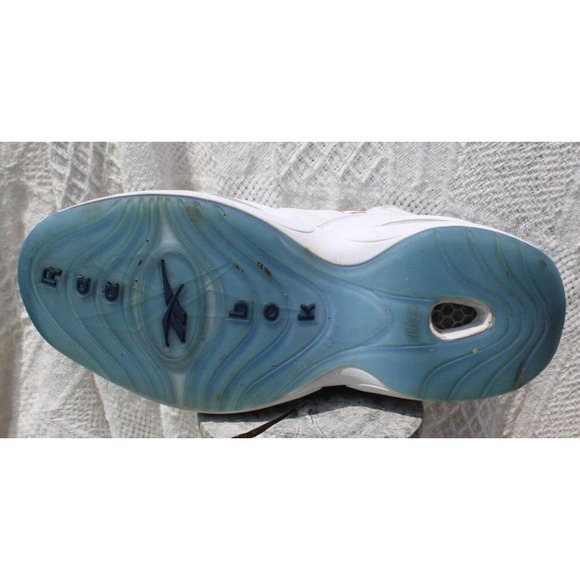 Size 11.5 - Reebok Question Mid 2016 White - Picture 10 of 11